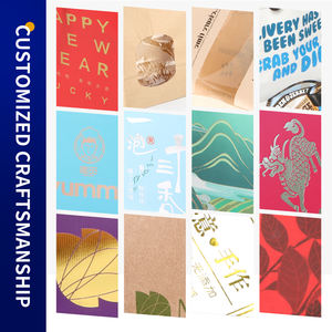 Sac en papier jetable personnalisé grande taille pour boulangerie, idéal pour l'emballage de café, aliments et pain frais, pour petits pains et pain fait maison - Product Image 3