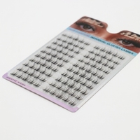 Pestañas Postizas de Plástico Transparente de 10 Filas, Modelo Ono Small Hare Rabbit Cluster, Semimanuales para Principiantes y Aficionados