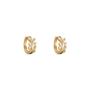 2022 nuovo stile coreano alla moda 925 in argento Sterling Leaf <span class=keywords><strong>orecchini</strong></span> <span class=keywords><strong>orecchini</strong></span> a forma di diamante con zircone <span class=keywords><strong>orecchini</strong></span> a cerchio per donne e <span class=keywords><strong>bambini</strong></span> - Product Image 5