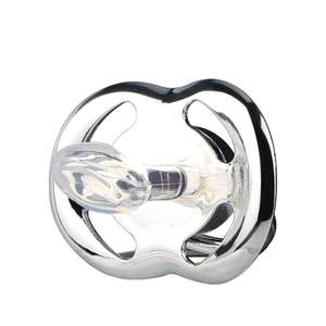 จุกนมหลอกซิลิโคนสำหรับเด็กทารก,จุกนมหลอกเคลือบผิวแบบ Gloden ดีไซน์ใหม่ปราศจาก BPA - Product Image 6