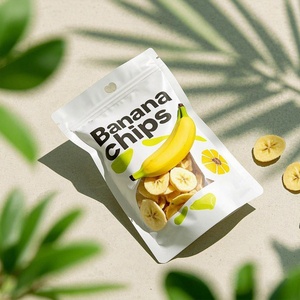 Custom Printing Logo Puffed Food Packaging 40g100g 160g 200g Snack Film Dried Potato Plantain Banana Chip Back <b>Sealed</b> <b>Bags</b> - Product Image 6