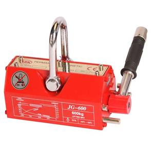 Alto factor de seguridad de elevación de <span class=keywords><strong>600KG</strong></span> Manual grúa magnética levantador magnético permanente para placa de acero - Product Image 2