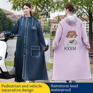 Chaqueta Impermeable Moderna para <span class=keywords><strong>Mujer</strong></span>, de Eva, Alta Calidad, Reutilizable, para Camping y Excursiones, Resistente al Viento, Ideal para Días Lluviosos - Product Image 2