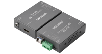 BEESONG BS-412 Mini 4K60 2.0 10km Single Fiber Single Mode 1310/1550nm Konverter Optik RS232/RS485 Data CCTV/Broadcast CE