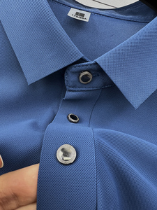 <span class=keywords><strong>Polo</strong></span> Leggere Senza Cuciture Personalizzabili con Logo e Colori a Scelta, Senza Cuciture Visibili, per Uomo - Product Image 5