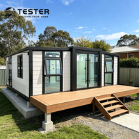 Maison préfabriquée en conteneur extensible personnalisée de 20 pieds ou 40 pieds avec cuisine, villa, logement préfabriqué, maison portable, casas contenedor