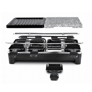 Grill à <span class=keywords><strong>raclette</strong></span> Aifa, best-seller, 2000W, double plaque (fer + marbre) avec 8 spatules |   Base en PP pour les dîners |   Température réglable - Product Image 4