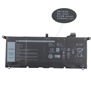 Nouvelle batterie d'ordinateur portable d'origine <span class=keywords><strong>DXGH8</strong></span> 7.6V 52Wh pour ordinateur portable Dell XPS 13 9370 9380 G8VCF 0H754V V48RM - Product Image 6
