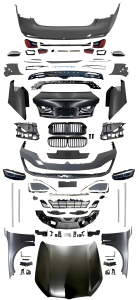 Nuovo Arrivo 2025 per <span class=keywords><strong>BMW</strong></span> Serie <span class=keywords><strong>7</strong></span> F01/F02 2008-2016 Facelift a G11/G12 LCI Bodykit di Lusso con Luci a LED e Paraurti Plug and Play - Product Image 6