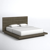 Mobilier de chambre à coucher en bois massif personnalisable pour la maison, l'hôtel ou l'appartement