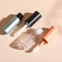 Tubes de brillant à lèvres vides extra épais de 9 ml avec applicateur et bouchon – Fournitures de tubes de brillant à lèvres roses en gros – Bouteilles cosmétiques