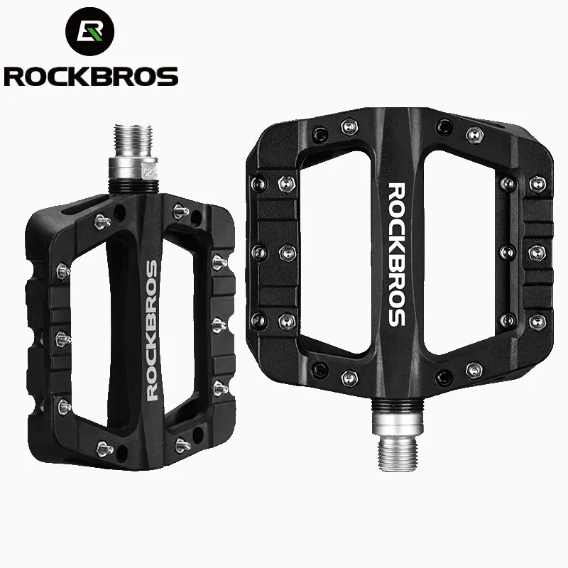 ROCKBROS Cycling MTB Ultralight Seal Bearings Nylon Molybdenum Pedals Durable Widen Area bike pedal