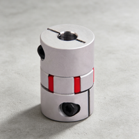 Accouplement d'arbre à mâchoires en acier, coupleur flexible à serrage avec insert en PU, connecteur d'arbre de moteur pour machine CNC