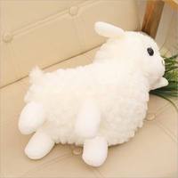 Mainan Boneka Domba Kecil Lucu 25cm, Bantal Hewan Lembut Kawaii, Hadiah Ulang Tahun, Pernikahan, Mainan Pesta