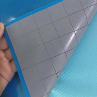 Vente en gros directe usine K-Jeda KJD-77 Coussin thermique en silicone bleu/gris à conductivité thermique de 4W/mK, épaisseur 0,3-10mm