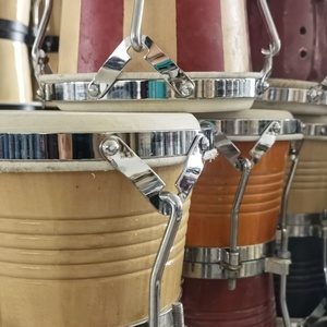 Bongó Pequeño de <span class=keywords><strong>Doble</strong></span> Capa con Sonido Ajustable, Instrumento Musical Orff para Niños, Instrumento de Percusión, Tambor de Mano - Product Image 2