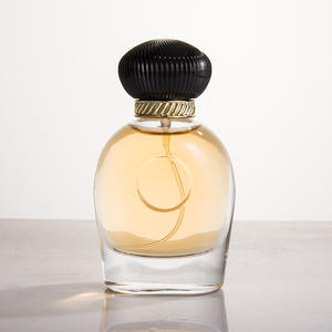 High Quality 80ml Clear Glass Cylindrical Perfume Bottle Flat <strong>Spray</strong> with Round Label <strong>Window</strong> Fragrance Bottle - Product Image 1