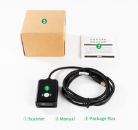 Effon MS4100 Recommended1d 2d Qr Code Scanner Auto Manual Sense Scan USB Fijo Barcode Scanner Reader para Kiosk Metro Station