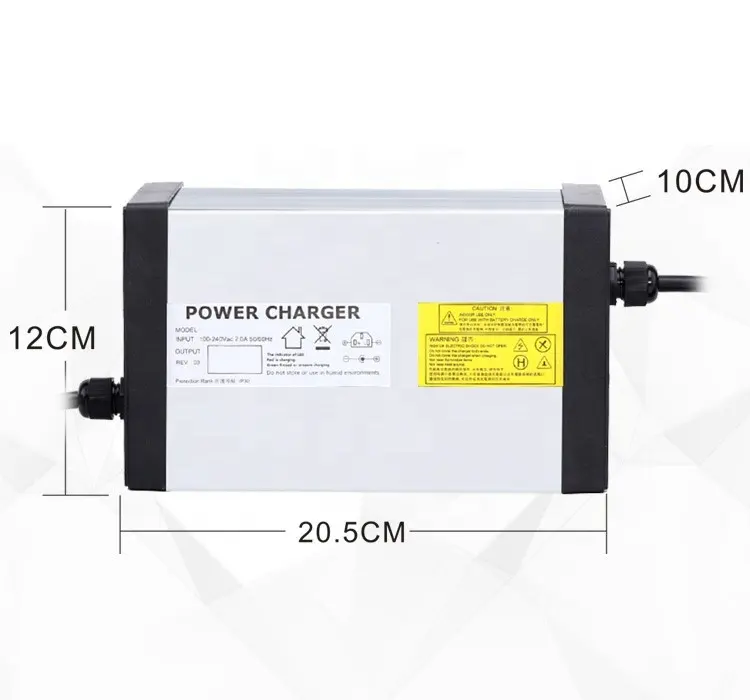 800W Charger 58V 18A lead acid battery Smart charger Quick charging automatic aluminum case