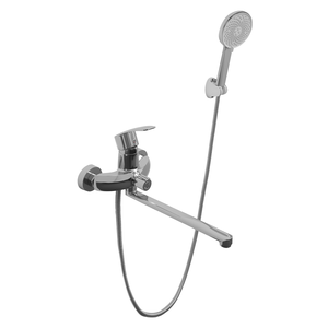 Robinet de Douche et Mélangeur de Baignoire Multifonctionnel à Long Bec, Design Moderne en Acier Inoxydable - Product Image 1