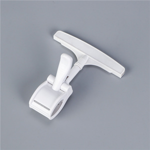 Clips porte-étiquettes en plastique transparent pour présentoirs POP, supports de bande de prix 70x39 mm blancs, pratiques pour les étagères des magasins de détail - Product Image 2