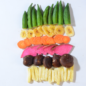 Salty <span class=keywords><strong>Tasty</strong></span> Vacuum Low Temperature Frit Mixed Fruit Vegte Crisp Healthy Hard Snack <span class=keywords><strong>Veggie</strong></span> Chips in Box for Gourmet Lovers - Product Image 5
