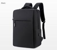 Sac à dos pour ordinateur portable en polyester imperméable unisexe avec port de charge USB, compartiment antivol, capacité de 20 à 39 L