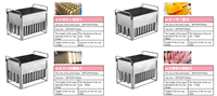 Machine commerciale de fabrication de sucettes glacées et de bâtonnets de glace multi-moules de qualité supérieure