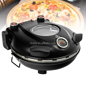 Aifa, gran oferta, auténtica máquina redonda para hacer pan <span class=keywords><strong>de</strong></span> Pizza <span class=keywords><strong>de</strong></span> 12 pulgadas, horno eléctrico para Pizza con ventana y sartén con vista - Product Image 1