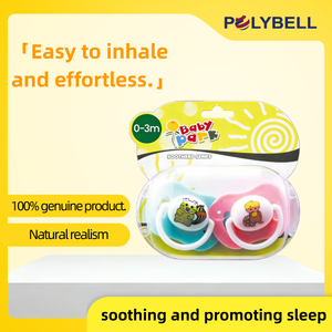 Sucette pour bébé sans BPA, en silicone écologique, avec motif de dessin animé, poignée pour les nouveau-nés de 0 à 12 mois - Product Image 3