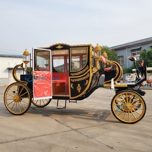 Calèche électrique de tourisme, capacité 1-6 personnes, idéale pour les activités thématiques, calèche royale de mariage à vendre - Product Image 6