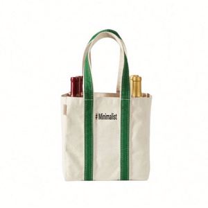 Sac fourre-tout en toile Lilalila pour 6 bouteilles de vin, personnalisé, réutilisable et économique, avec séparateurs - Product Image 4