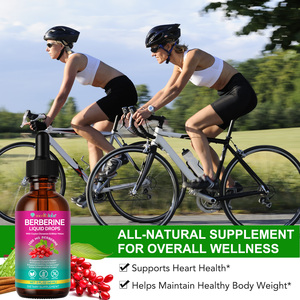 Acentiallabs Premium 1500mg Suplementos de berberina 60ml Gotas de berberina líquida orgánica para la salud digestiva Apoyos inmunológicos - Product Image 5