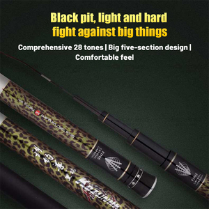 คันเบ็ดตกปลาแบบยืดหดได้ เทคนิคไต้หวัน ผลิตจากคาร์บอนน้ำหนักเบาพิเศษ สำหรับตก<span class=keywords><strong>ปลา</strong></span><span class=keywords><strong>คา</strong></span><span class=keywords><strong>ร์</strong></span>พ อุปกรณ์ตกปลา - Product Image 3