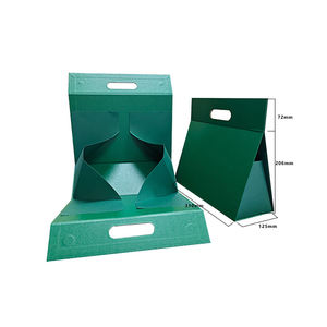 Triangle Recycled Cosmetic Box Luxury Rigid Cardboard Magnetic Folding Gift Box Custom Logo Eco Friendly <b>Paper</b> <b>Packaging</b> - Product Image 3