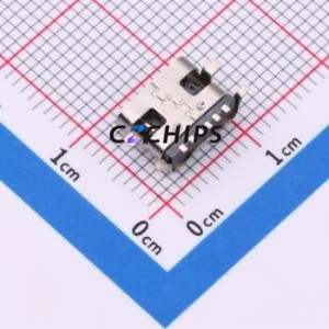 TYPE-C-333-WSRL680 USB Connector SMD Connector ( Connector Type: Type-C )( Gender: Female )( Mounting Type: Horizontal Mount ) - Product Image 2