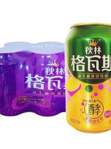 เครื่องดื่มหมักโปรไบโอติก ฉีหลิน ควาส รสผลไม้/คลาสสิค ออริจินัล/<span class=keywords><strong>เสาวรส</strong></span> ไรย์มอลต์ 330 มล.*6 กระป๋อง ไม่มีสีสังเคราะห์ - Product Image 2