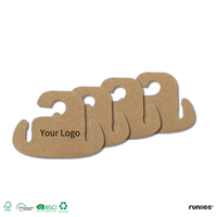Porte-chaussettes en carton recyclé écologique avec logo personnalisé, fabricant en gros pour présentation en boutique