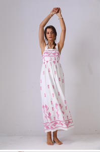 Vestido Largo de Fiesta con Bordado Floral Elegante para Mujer al por Mayor - Product Image 4