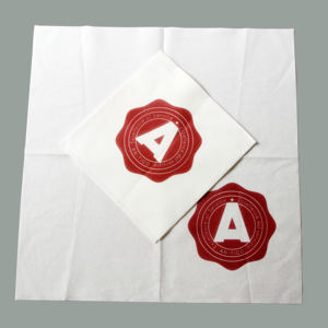 Servilletas de lino biodegradables, impresión personalizada, con ventilación - Product Image 5