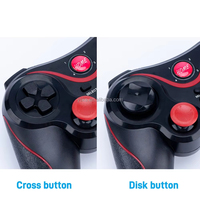 Manette de jeu sans fil BT 3.0 Android Joypad X3 avec moteur de vibration pour PC, téléphone portable, PS3, Xbox