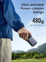 UGREEN Nexode Power Bank 20000mAh 130W Chargeur portable 72Wh Charge rapide PD 3 ports USB C Batterie externe avec écran TFT intelligent