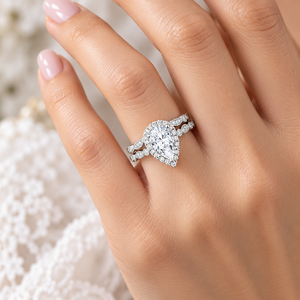 Set di Anelli a Goccia Marquise per Donne, Accessori Classici per Uso Quotidiano - Product Image 2