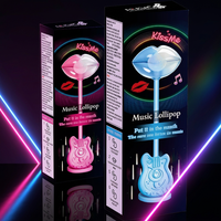 Op maat gemaakte groothandel muziek lolly's audio zingende beenconductie snoep halal suikervrij kinderen OEM bulk feest muzikale lolly snoep