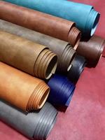 Cuir synthétique de qualité supérieure, durable, écologique, imperméable, en cuir de vachette recyclé, texture PU, pour la décoration intérieure