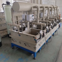 Ligne de galvanoplastie manuelle/machine de galvanoplastie portable/machine de galvanoplastie des métaux
