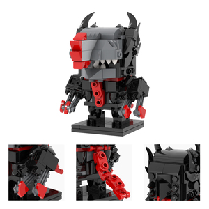 MOC7674 Chainsaw Devil 236 pièces Briques à tête carrée Modèle Anime Blocs de construction éducatifs à assembler Jouets cadeaux pour enfants - Product Image 6