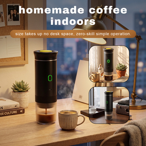 Cafetera Portátil 3 en 1 con Batería USB Integrada, Cafetera Eléctrica de Cápsulas Portátil para Espresso, para Uso Diario y Camping - Product Image 2