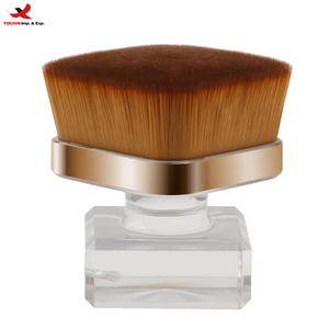 Wholesale Single <b>Foundation</b> Brush Flat Head Concealer Brush Face Use High Quality Portable Makeup Tools GZ RTS Bulk Mixed Order - Product Image 1