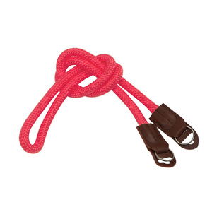 Camera Strap Round Paracord Neck Strap For Mirrorless Dslr Camera Modern Style Red - Product Image 2